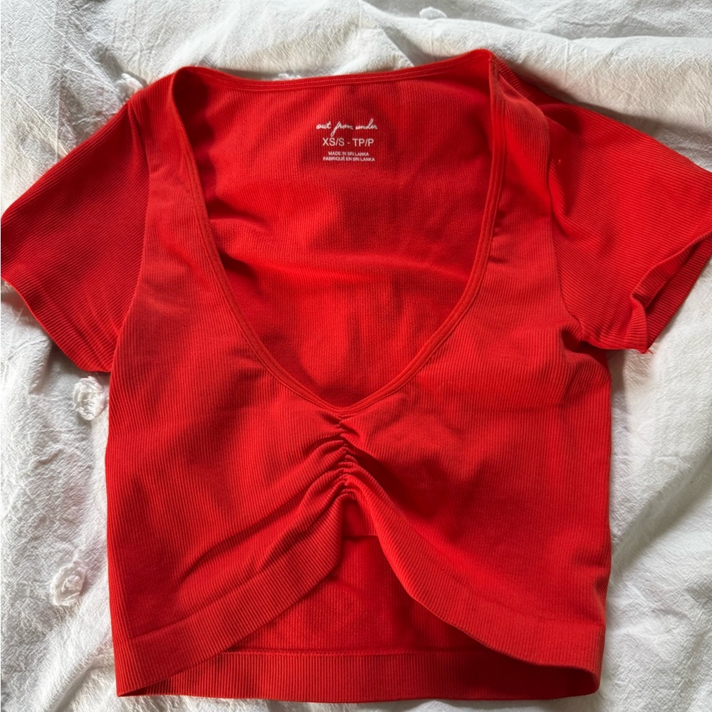 Urban Outfitters Scarlet V-Neck Blouse